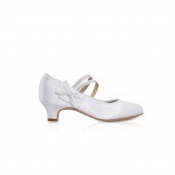 White First Holy Communion Shoes Style FELICITY