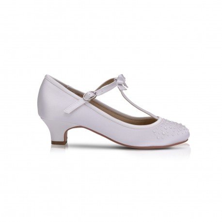 WHITE FIRST HOLY COMMUNION SHOES STYLE HOPE
