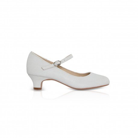 WHITE FIRST HOLY COMMUNION SHOES STYLE KYLIE