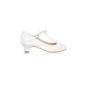 WHITE FIRST HOLY COMMUNION SHOES STYLE VICKIE