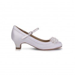 WHITE FIRST HOLY COMMUNION SHOES STYLE FAITH