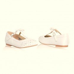 IVORY FIRST HOLY COMMUNION SHOES STYLE RUTHIE