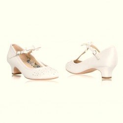 Ivory First Holy Communion Shoes Style VICKIE