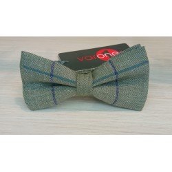 ONE VARONES GREEN CHECKERED FIRST HOLY COMMUNION/SPECIAL OCCASION BOW TIE STYLE 10-08018E 148