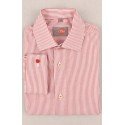 ONE VARONES WHITE/RED STRIPED FIRST HOLY COMMUNION/SPECIAL OCCASION SHIRT STYLE 10-06119 40