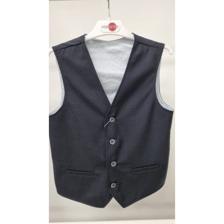 ONE VARONES NAVY FIRST HOLY COMMUNION/SPECIAL OCCASION WAISTCOAT STYLE 10-10002 79