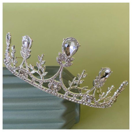 Silver First Holy Communion Tiara Style LM257SI