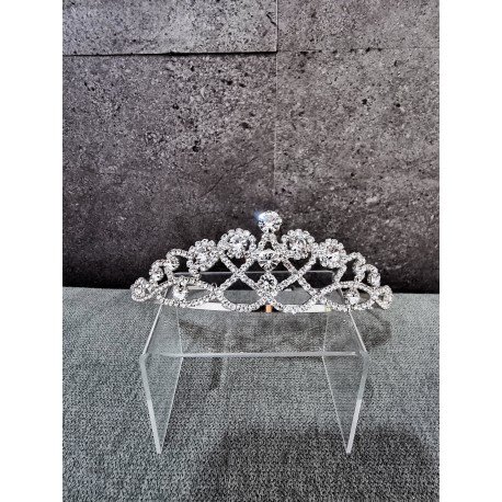 Silver First Holy Communion Tiara Style 5862