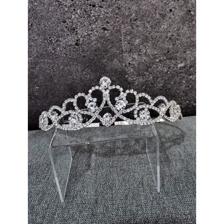 SILVER FIRST HOLY COMMUNION TIARA STYLE 5870
