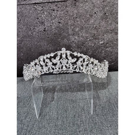 SILVER FIRST HOLY COMMUNION TIARA STYLE 5907