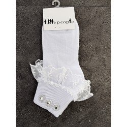 WHITE FIRST HOLY COMMUNION SOCKS STYLE 4008