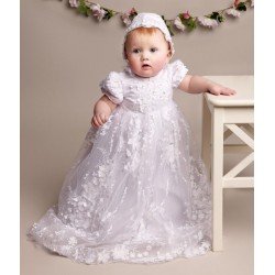 Sevva Ivory Baby Girl Christening Gown Style RACHAEL