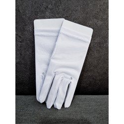 White First Holy Communion Gloves Style WP033