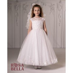 Sweetie Pie First Holy Communion White Dress Style RB646