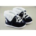 Baby Boys Striped Boots with Fur 113-6 