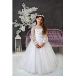 Handmade White First Holy Communion Dress Style WILLOW MCH
