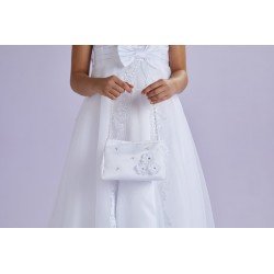White First Holy Communion Handbag Style EVELYN