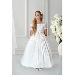 White Handmade First Holy Communion Dress Style YSTRID