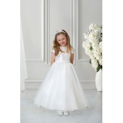 White First Holy Communion Dress Style IS23473
