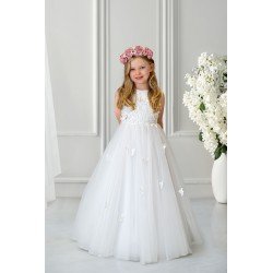Handmade White First Holy Communion Dress Style LUCIA MCH