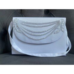 White First Holy Communion Handbag Style CB086