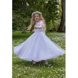 Isabella White First Holy Communion Dress Style IS24644