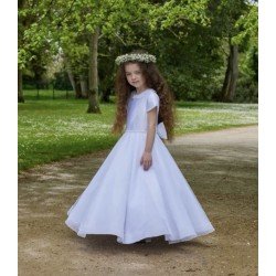 White First Holy Communion Dress Style IS24674