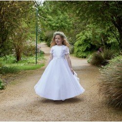 White First Holy Communion Dress Style IS24634