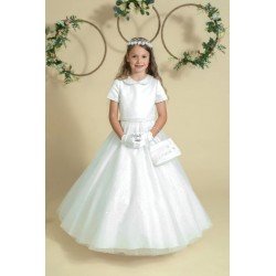 White First Holy Communion Dress Style LWCD78