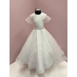 White First Holy Communion Dress Style IS24694