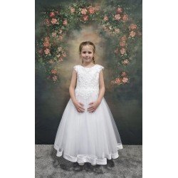 White First Holy Communion Dress Style BIRCH