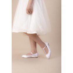 WHITE FIRST HOLY COMMUNION SHOES STYLE GRACIE