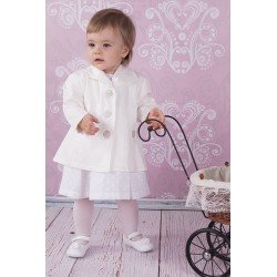 Special Occasions or Casual White Spring Coat for Girls C028