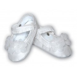 Cute White Christening/Special Occasion Shoes from Sarah Louise 004401