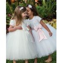 Beautiful Ivory Flower Girl Dress from Sarah Louise 070034