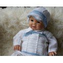 Lovely Handmade Baby Boy Christening/Special Occasion Outfit Style Junior Blue