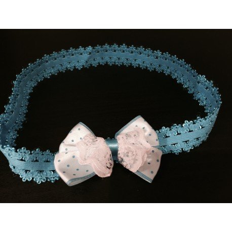 Beautiful Blue Baby Girl Special Occasion/Casual Headband op108