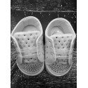 Couche Tot White Christening/Special Occasions Diamonds Shoes Style 31419