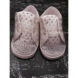Couche Tot Ivory Christening/Special Occasions Diamonds Schoes Style 314119