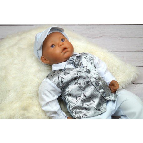 Baby Boy Christening/Special Occasion Outfit style Kajetan White