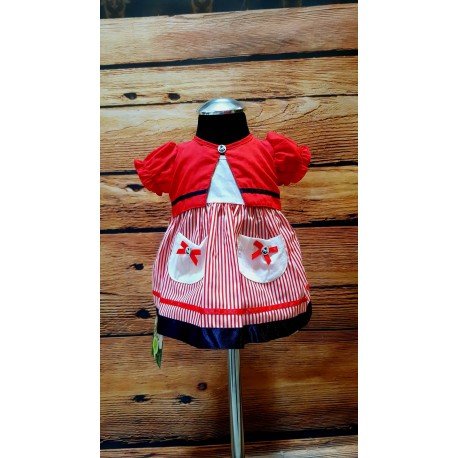 Cute 2 pcs Summer Outfit for Little Girl style 63JTC885red